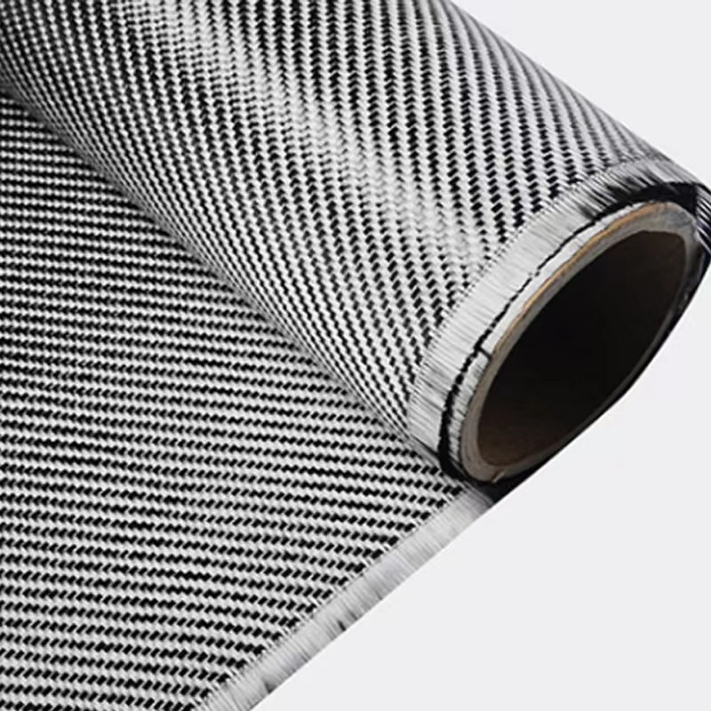 Carbon fiber with woven